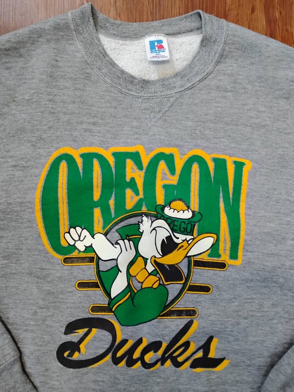 Vintage Russell Athletic Oregon Ducks Crewneck Sweatshirt